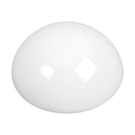 NATIONAL MFG SALES Plastic Soft Round Door Stop, White 5708201